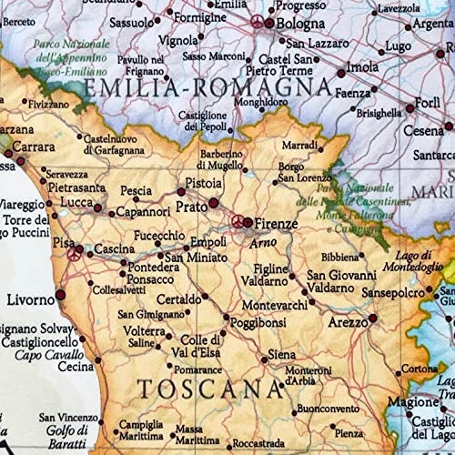Maps International - Italy Map - Classic Italy Map Poster - Single Side Laminated - 16.5 x 23.4 inches - Image 5