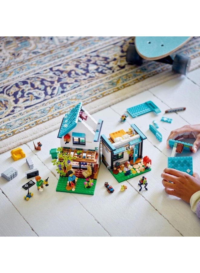LEGO Creator 3in1 Cosy House 31139 Building Toy Set (808 Pieces) - Image 4