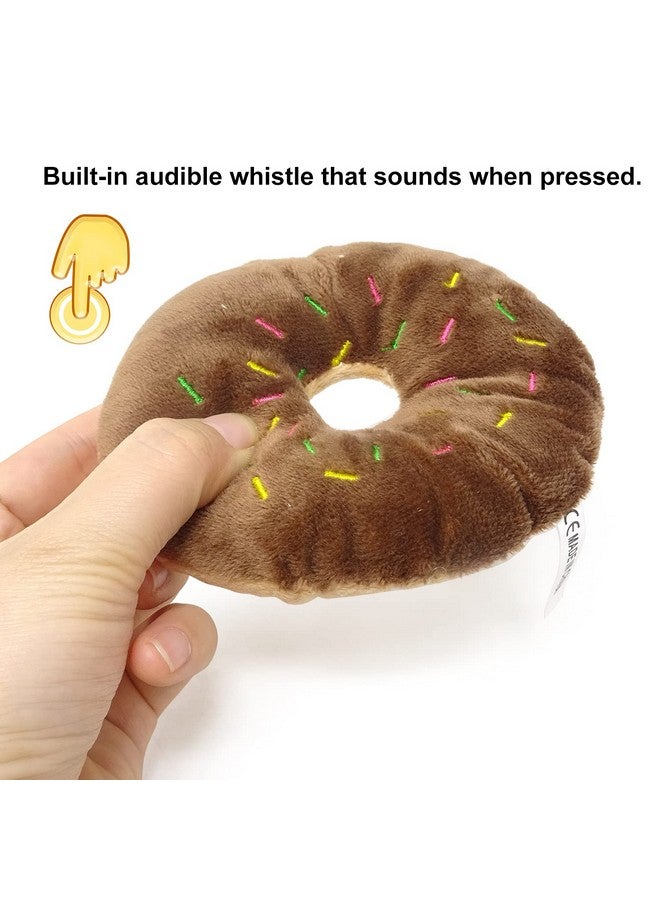 Honbay 3PCS Donut Shape Plush Cat Catnip Toys Kitten Interactive Pillows Cat Gifts for Cat Lovers - Image 5