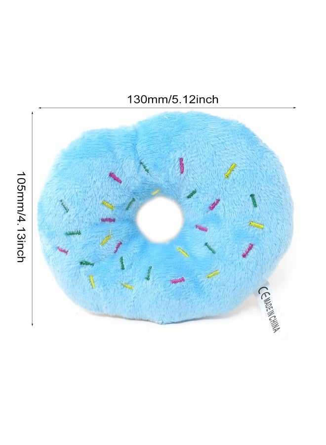 Honbay 3PCS Donut Shape Plush Cat Catnip Toys Kitten Interactive Pillows Cat Gifts for Cat Lovers - Image 2
