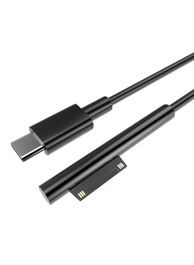 Fast Charging Pd To Type-c Trickle Charging Cable For Microsoft Surface Pro5 Tablet Computer Digital Computer Data Cable-Color:PVC + White Box Packaging - Image 3