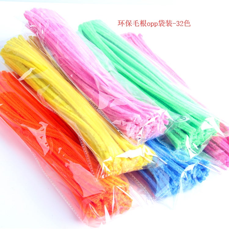 Environmental Protection Color Pipe Hair Root Children'S Handmade Diy Puzzle Manual Toy Accessories Bag - Image 2