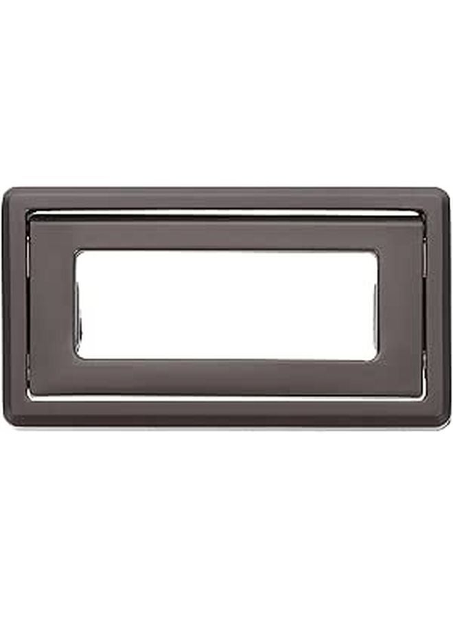 Zinc Alloy Flush Mount Cabinet Handle 64mm Low Profile Drawer Pull for Kitchen Furniture - Image 1