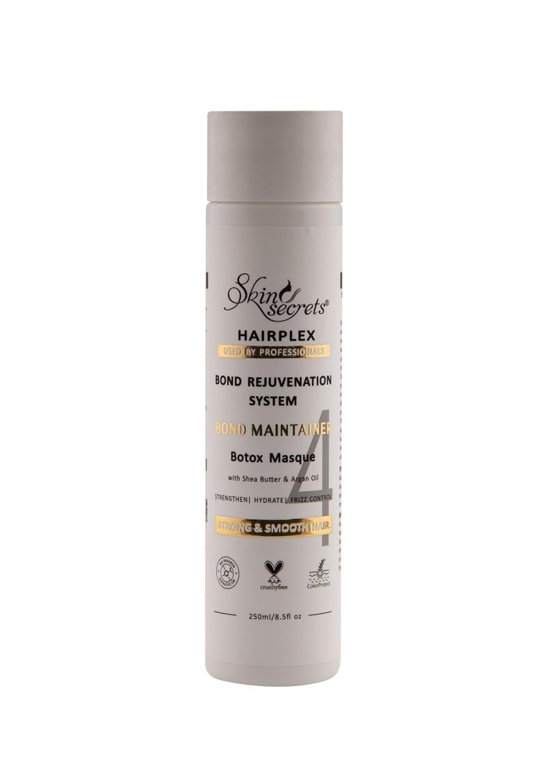 Skin Secrets Bond Maintainer Hair Masque with Shea Butter & Argan Oil (Step 4)| Paraben & Mineral Oil Free| 250ml - Image 1