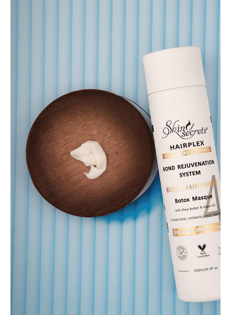 Skin Secrets Bond Maintainer Hair Masque with Shea Butter & Argan Oil (Step 4)| Paraben & Mineral Oil Free| 250ml - Image 3