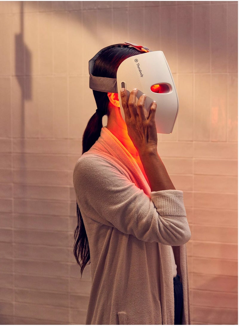 Therabody TheraMask by Therabody LED Light Therapy Skin Care Face Mask with Vibrating Massage - FSA Eligible Blue & Red Light Therapy for Face - LED Face Mask Facial Massager for Wrinkles, Skin Tightening & Dark Spots  - Image 2