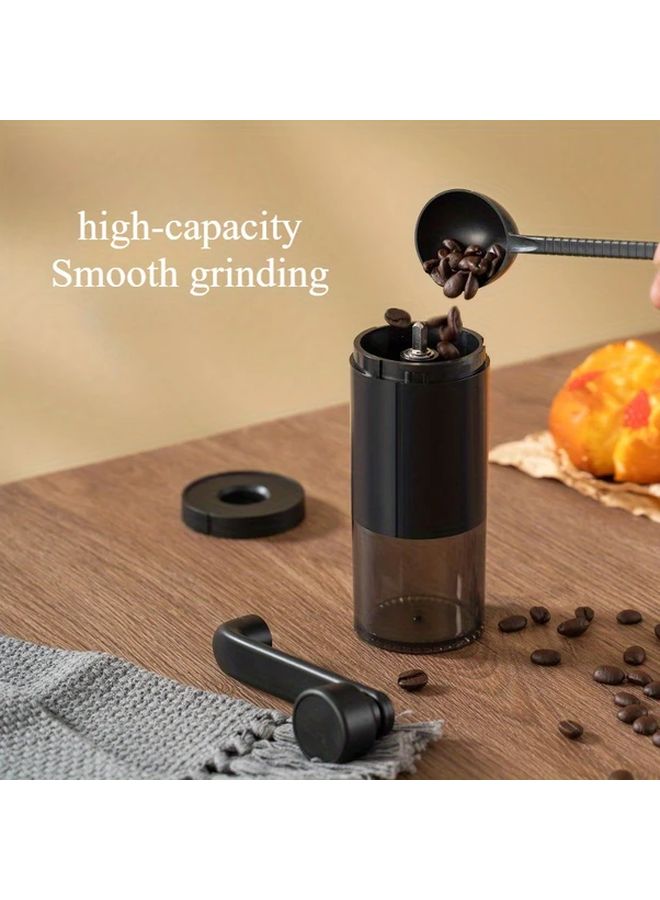 White Manual Coffee Grinder Adjustable Portable No Batteries Compact Kitchen Gadget - Image 4