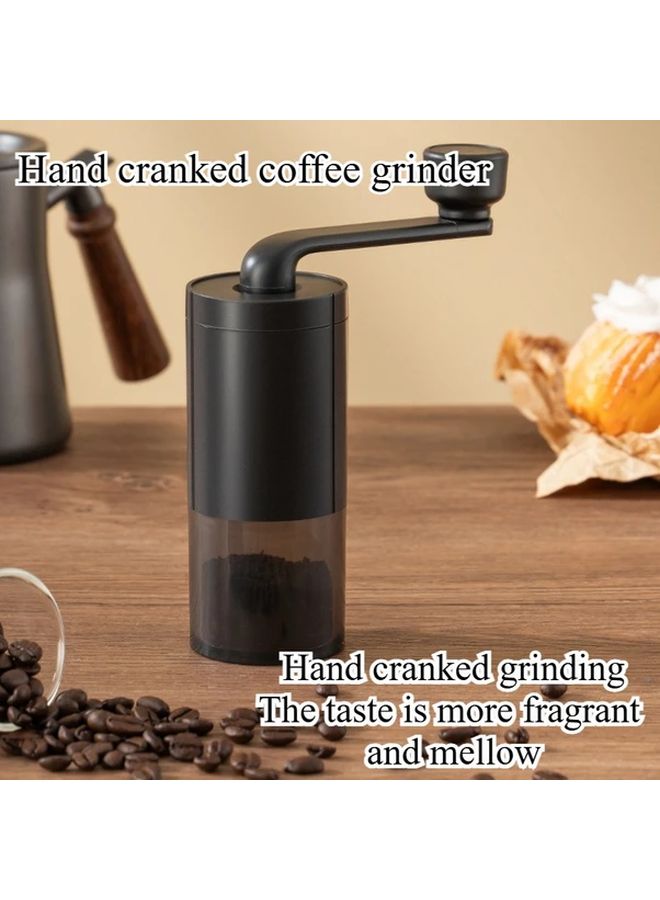 White Manual Coffee Grinder Adjustable Portable No Batteries Compact Kitchen Gadget - Image 1