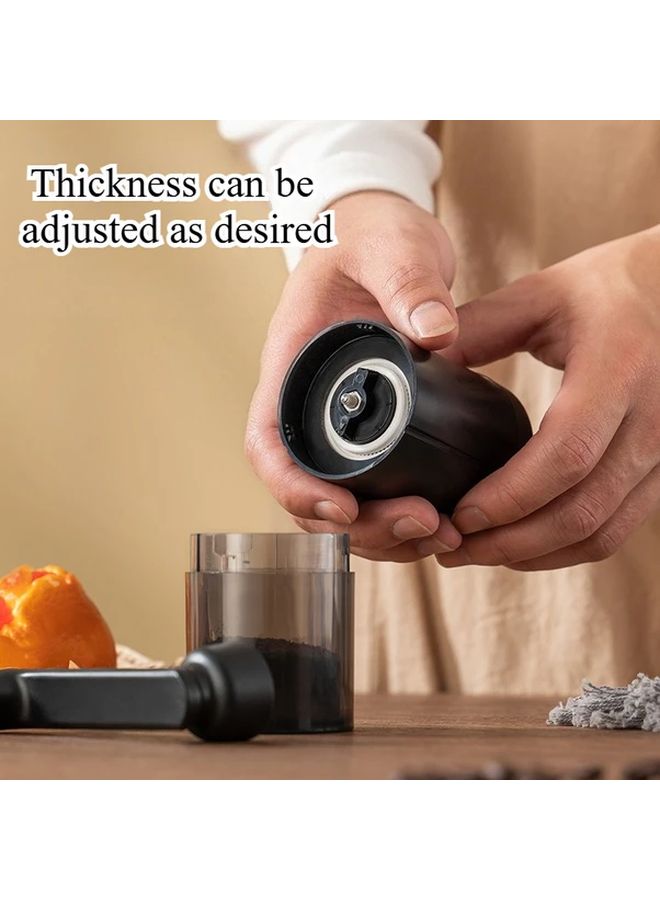 White Manual Coffee Grinder Adjustable Portable No Batteries Compact Kitchen Gadget - Image 3