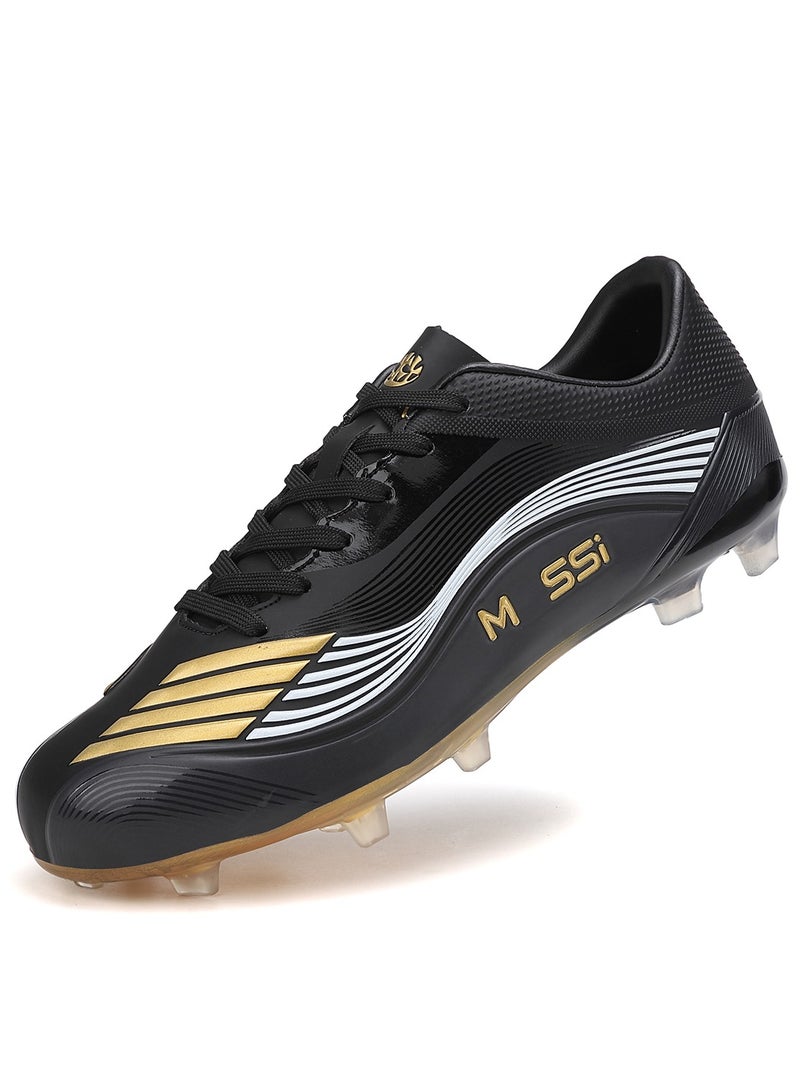 سكاي فيو أحذية كرة قدم رجالية منخفضة الرقبة FG أحذية كرة قدم مسطحة أحذية كرة قدم للبالغين خفيفة الوزن للتدريب الرياضي الاحترافي - Image 1