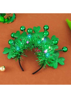 Light Up St Patricks Day Headband Led Shamrock Headpiece Green Hair Accessories Party Costume Headwear - pzsku/ZB105FA45478BE80CF3DEZ/45/_/1735567111/aa1a1c3f-2baf-48cb-992e-b011af92c25c