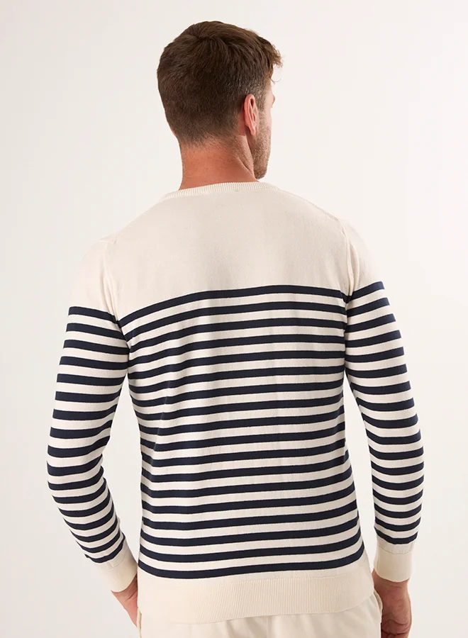 FELIX HARDY Crew Neck Basic Pullover