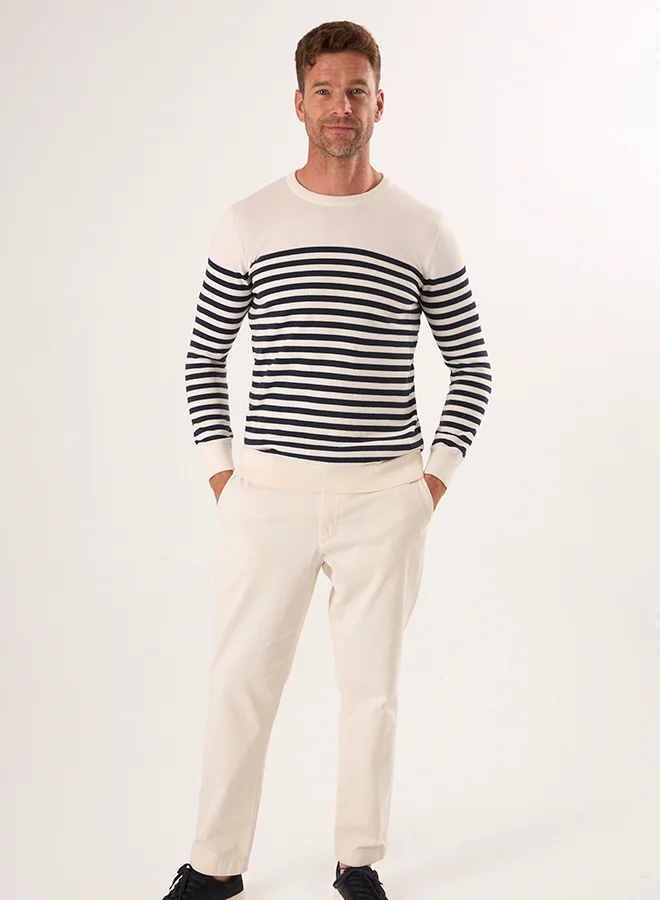 FELIX HARDY Crew Neck Basic Pullover