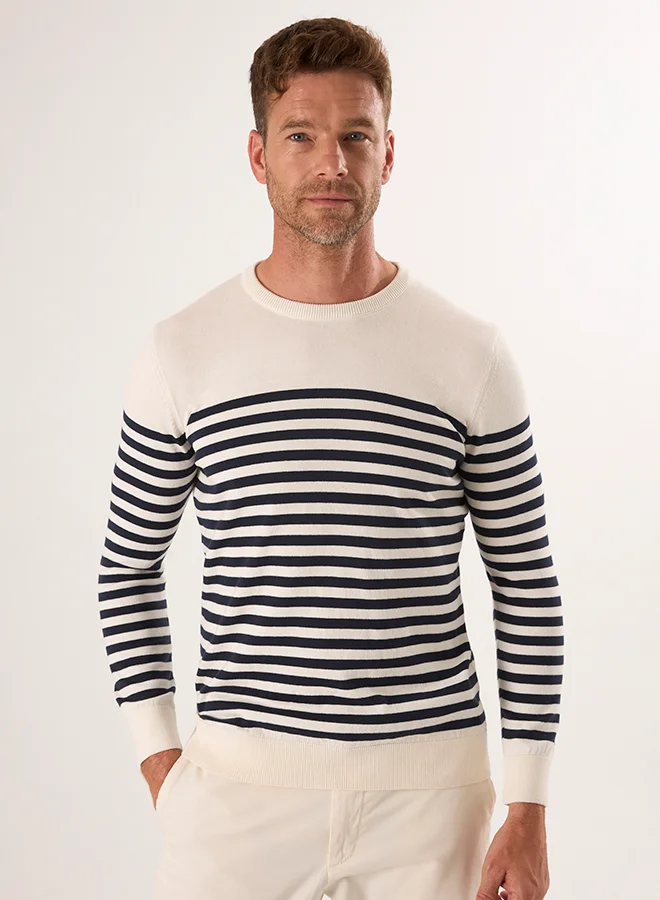 FELIX HARDY Crew Neck Basic Pullover