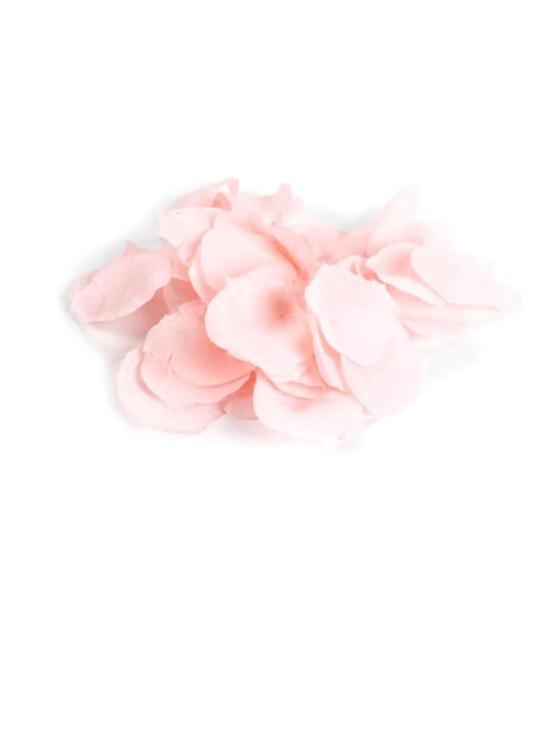 بتلات ورد ساتان فضفاض وردي 100 قطعة - Image 2