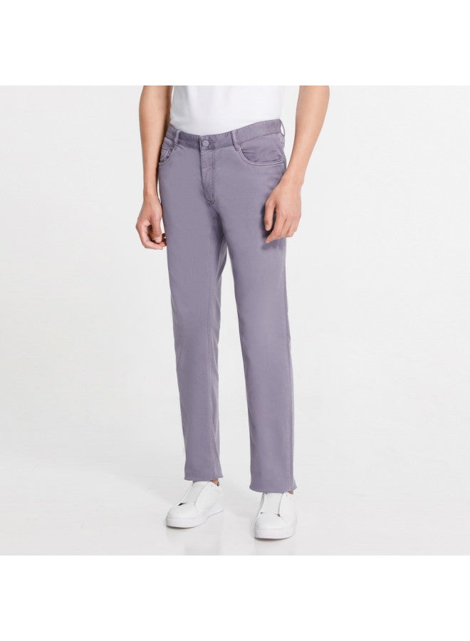 Goldlion Mall Same Style】men's Stretch Slim-fit Commuter Casual Breathable Trousers For Spring/summer - Image 3