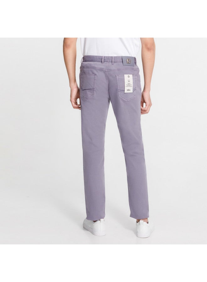 Goldlion Mall Same Style】men's Stretch Slim-fit Commuter Casual Breathable Trousers For Spring/summer - Image 5