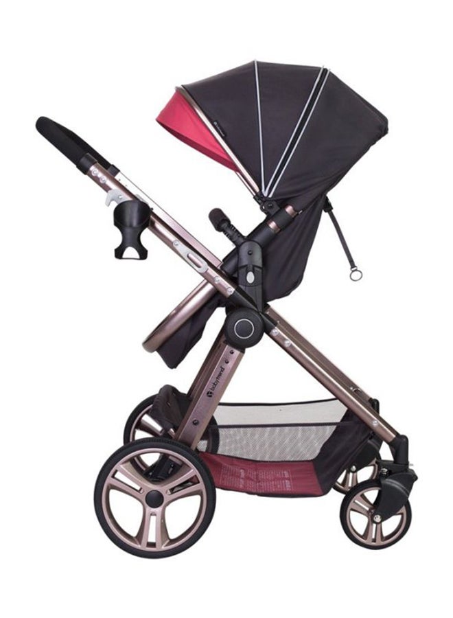babytrend GoLite Snap Gear Sprout Travel System - Rose - Image 3
