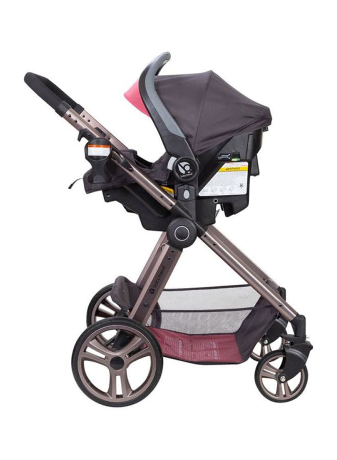 babytrend GoLite Snap Gear Sprout Travel System - Rose - Image 2