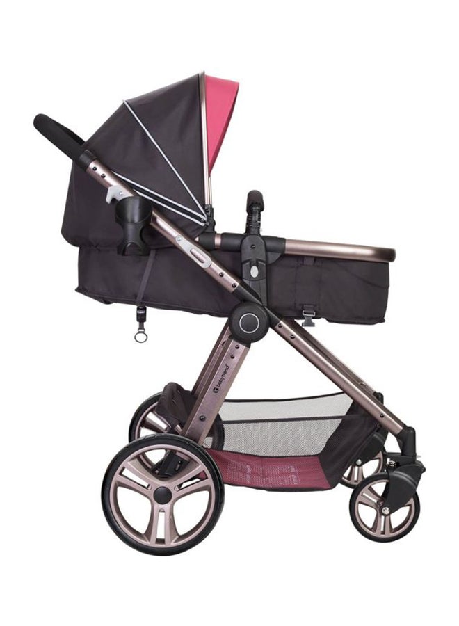 babytrend GoLite Snap Gear Sprout Travel System - Rose - Image 5