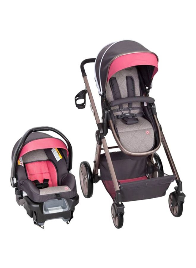 babytrend GoLite Snap Gear Sprout Travel System - Rose - Image 1