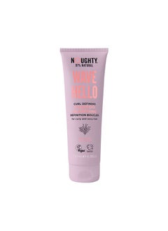 NOUGHTY Wave Hello Curl Defining Shampoo - 97% Natural, Vitamin-Rich Formula for Curly and Wavy Hair, Sulphate-Free Vegan Haircare, 250ml  - Image 1