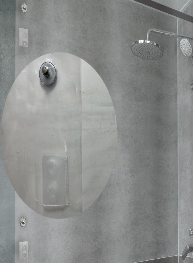 ABSENK Shower Curtain Liner with Side Suction Cups & Magnets Splash Guard Kit to Keep Closed to Wall, 8G Heavy Duty Clear Shower Curtain for Bathroom, 72x72 - Image 1