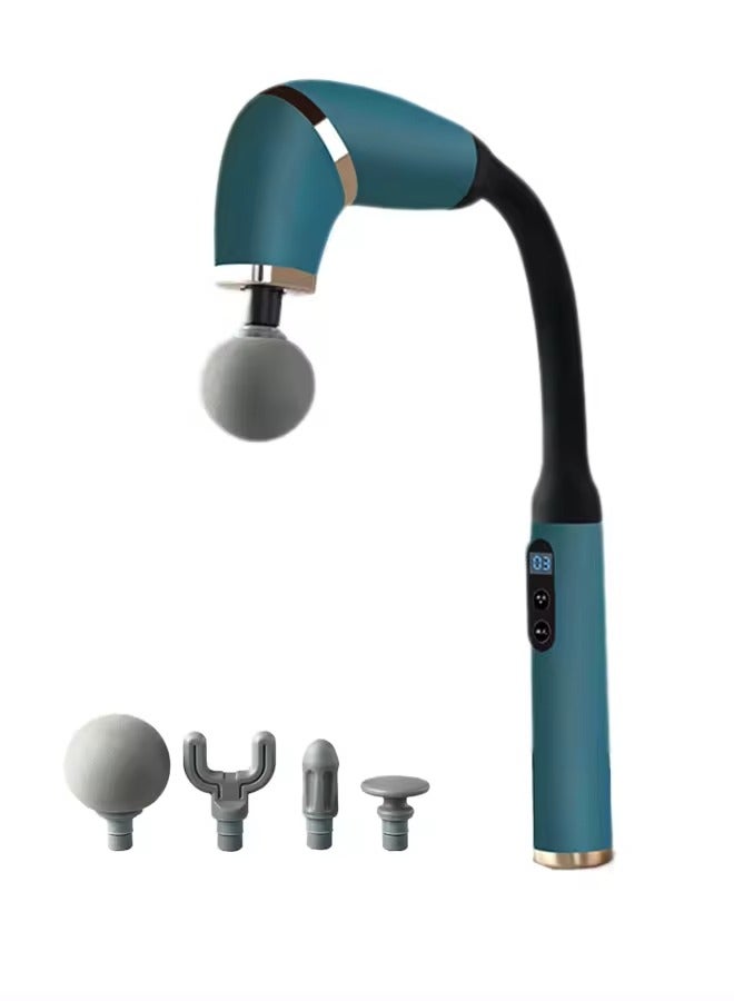 Deep Tissue Body  Powerful Fascial massager Hammer U-Shaped Massager  With Extended Handle For Relaxation And Tightened Muscles With LED display Screen And Start Button