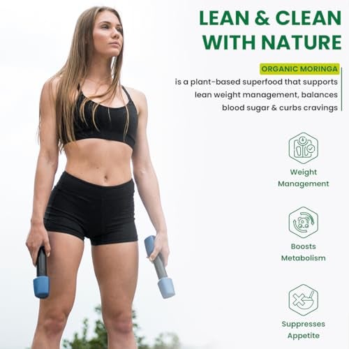NATURYZ Organic Moringa Highest Strength 1200mg tablets | Supports Energy, Vitality, Detox, Metabolism & Immunity in Men & Women | Non-GMO, Vegan, Gluten-Free | USDA Organic Certified | Pesticides & Chemical Free – 60 Veg tablets - Image 4