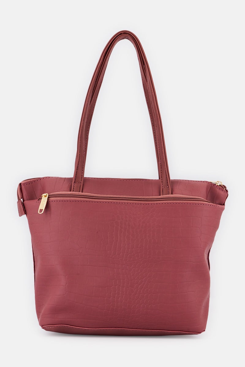 Lavie Women Brand Logo Handbag, Old Rose - Image 2