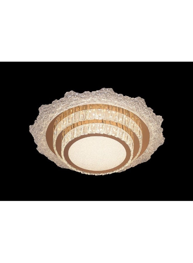 DANUBE HOME مصباح سقف إيراني LED - 50 سم أبيض رمادي - Image 1