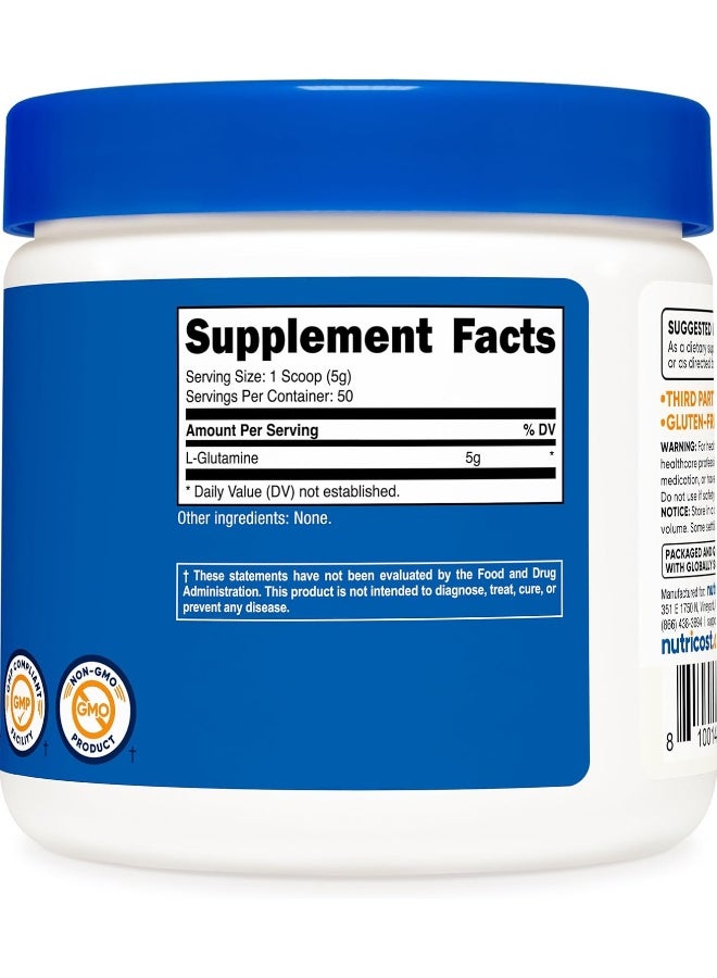 Nutricost L-Glutamine Powder 250 Grams - Image 5