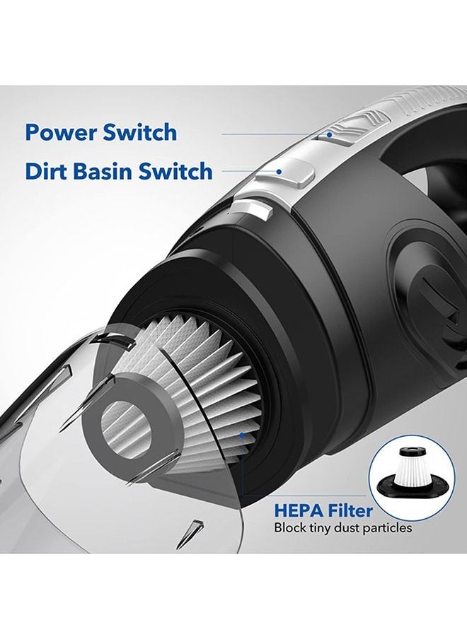 3XR - High Quality Mini Handheld Vacuum 9 Ft Cord &Bag -12v, 3XR Car Vacuum Cleaner -Portable High Power,  Small Auto Accessories kit For Interior Detailing Black - Image 1