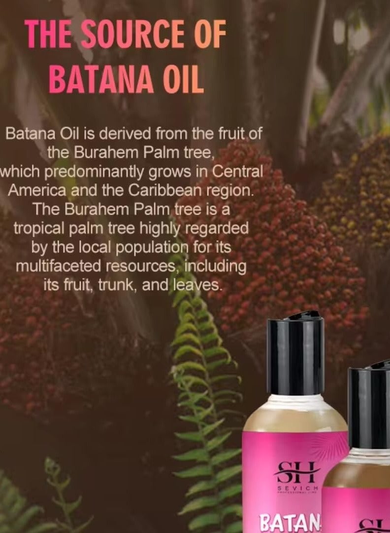 Sevich 100ml Batana Oil Conditioner Natural 100% Raw Batana Oil Hair Care Conditioner Shines Revives Protects from Dryness Moisturizes Restores Hair and Repair Damaged Hair Conditioner - Image 2
