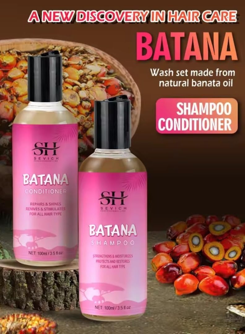 Sevich 100ml Batana Oil Conditioner Natural 100% Raw Batana Oil Hair Care Conditioner Shines Revives Protects from Dryness Moisturizes Restores Hair and Repair Damaged Hair Conditioner - Image 5