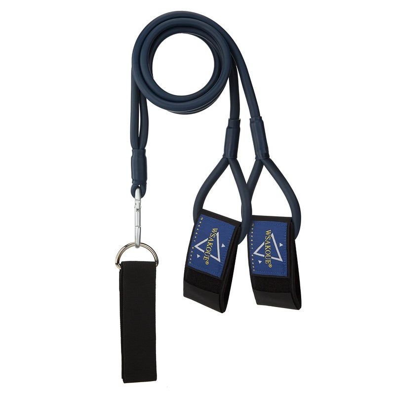 WSAKOUE Baseball Band Resistance Band for Pitchers, Arm Trainer for Throwing Training, 40lb - Blue - Image 1