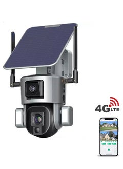 Crony كاميرا D5 4G-4K-8MP تعمل بالطاقة الشمسية ببطارية ربط مزدوجة PT كاميرا CCTV لاسلكية 8 ميجابكسل  - Image 1