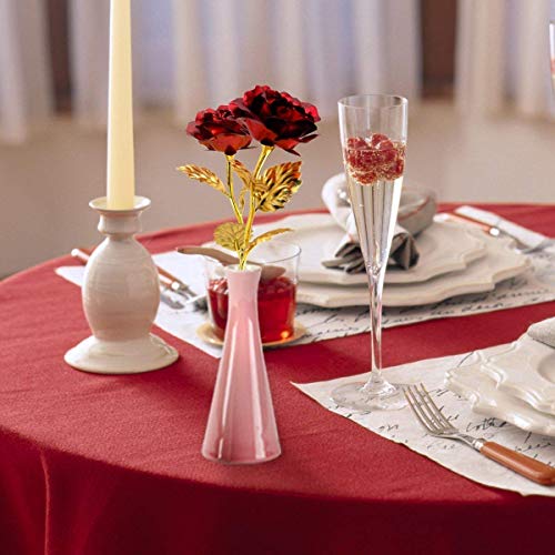 Lavanaya Silver®– Red Rose Gold Artificial Flower in Black Velvet Box | Eternal Love Keepsake for Birthday, Anniversary, Valentine’s Day, Mother’s Day Teacher's Day -Romantic for Him, Her - Image 2