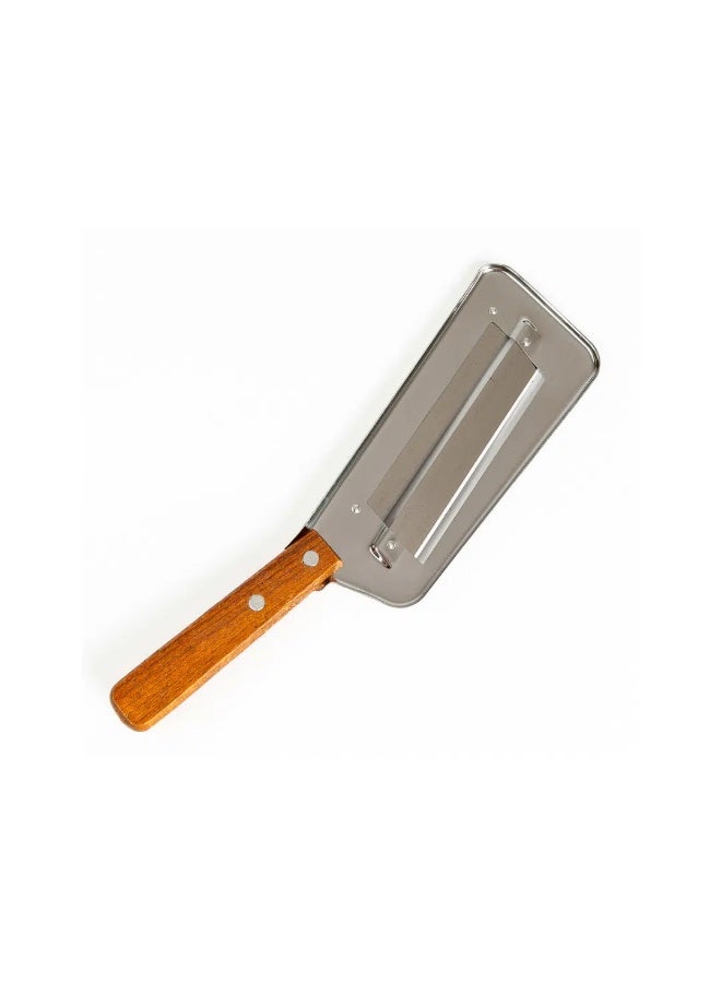 Stainless Steel Cabbage Shredder Knife with Wooden Handle – Manual Vegetable Slicer for Cabbage, Lettuce & Salad, Kitchen Cutter Tool - Image 1