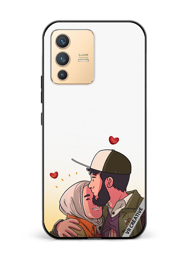VR CREATIVE Protective Case Cover For Vivo V23 5G Love Design Multicolour - Image 1