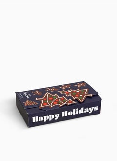 Happy Socks Happy Socks 2-Pack Gingerbreat Cookies Socks Gift Set  - Image 2