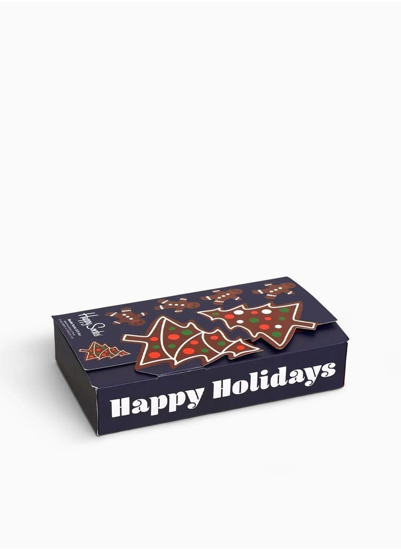 Happy Socks - Happy Socks 2-Pack Gingerbreat Cookies Socks Gift Set - Image 1