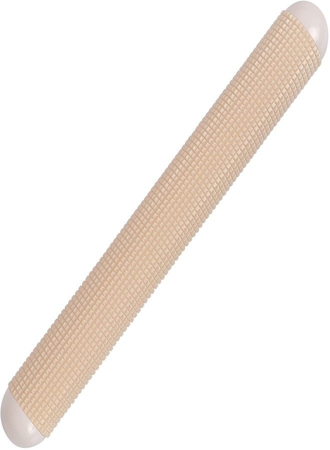 HEXONIQ® Professional Plastic Rolling Pin – Non-Stick Pizza & Dough Roller for Effortless Baking – 10.23” Time-Saving Pastry Tool for Cookies, Crusts & Bread – Food Safe & Durable, Cream, Pack of 1 - Image 1