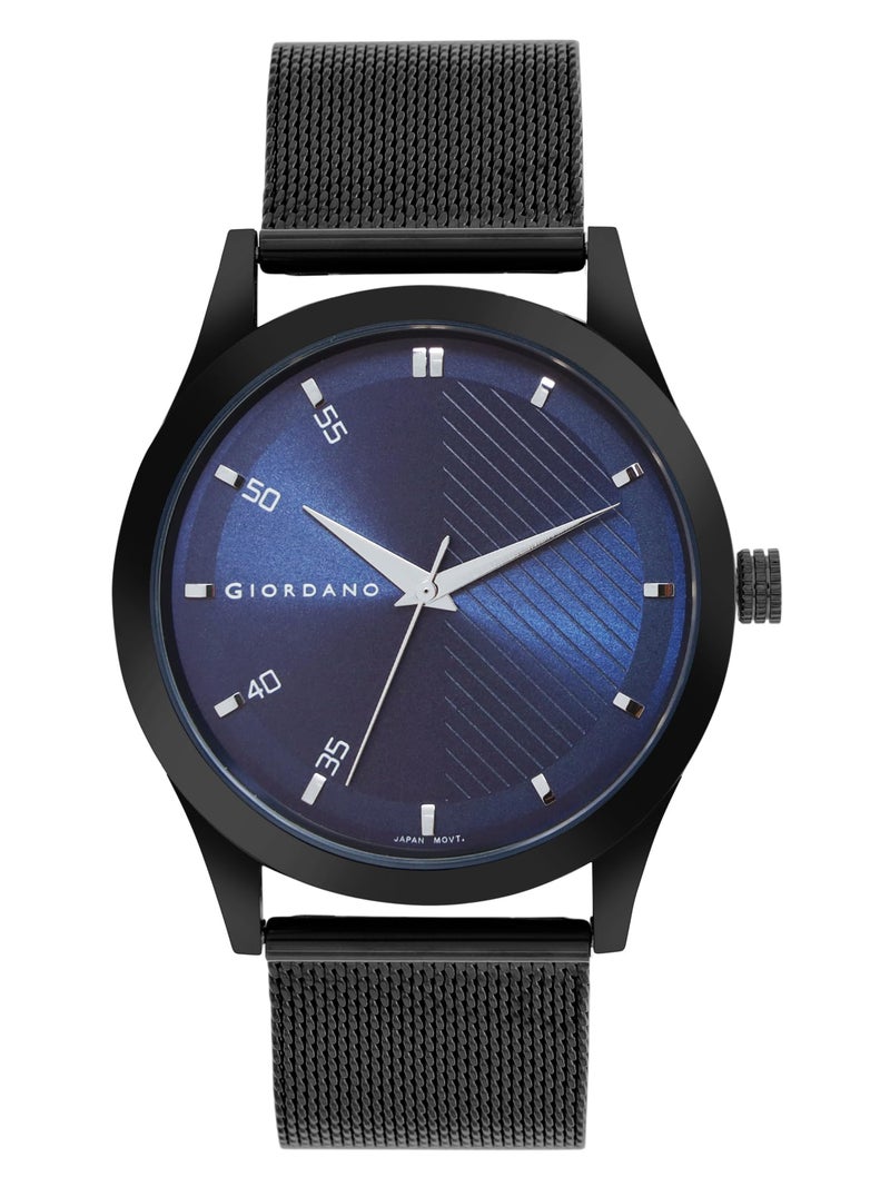 Giordano Analog Watch for Men Stylish Metal Strap| 3 Hands Mechanism with Water Resistant Wrist Watch GZ-50110 - Image 2
