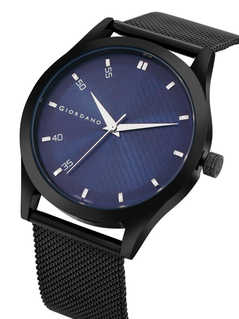 Giordano Analog Watch for Men Stylish Metal Strap| 3 Hands Mechanism with Water Resistant Wrist Watch GZ-50110 - Image 3