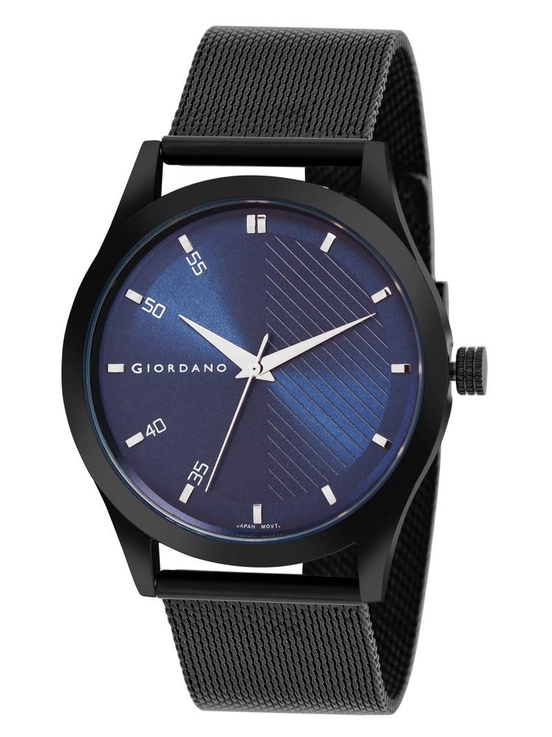 Giordano Analog Watch for Men Stylish Metal Strap| 3 Hands Mechanism with Water Resistant Wrist Watch GZ-50110 - Image 1