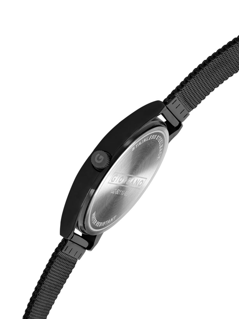 Giordano Analog Watch for Men Stylish Metal Strap| 3 Hands Mechanism with Water Resistant Wrist Watch GZ-50110 - Image 5