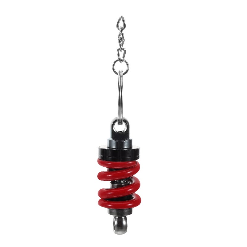 Motorcycle Keychain Shock Absorber Key Portable Keychain for Men Motorcycle Accessories Car Keychain Pendant Spring Key Holder - Image 5