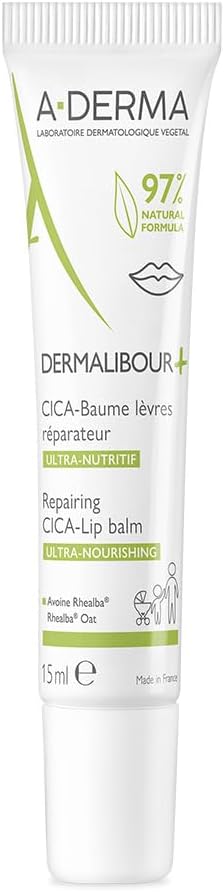 ADERMA Dermalibour Cica Lip Balm 15 ml Balm
