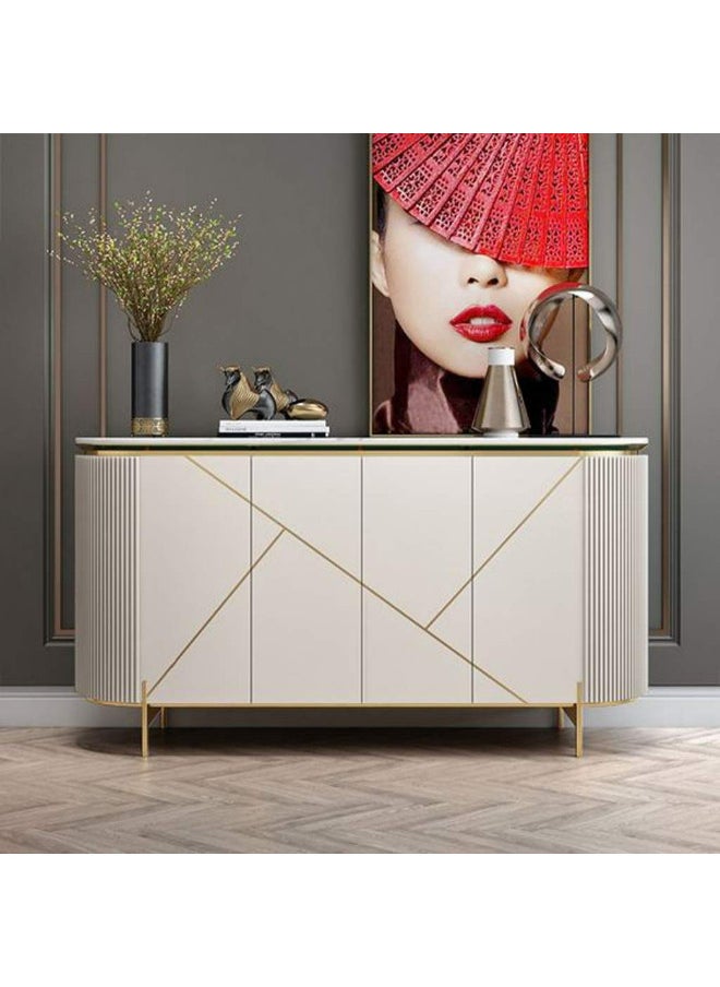 الهوم طاولة مدخل 90×40×200 سم - بيج  - Image 1